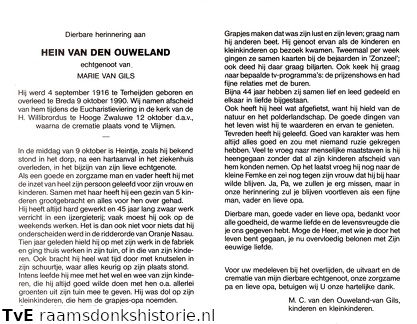 Hein van den Ouweland- Marie van Gils