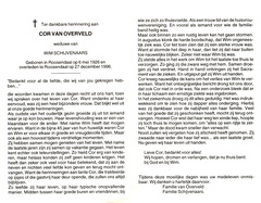 Cor van Overveld- Wim Schijvenaars
