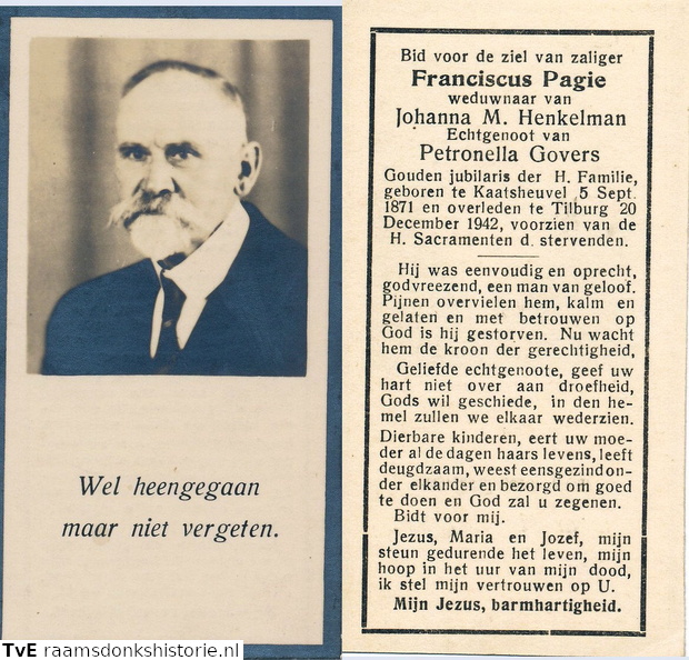 Franciscus Pagie Petronella Govers Johanna M. Henkelman