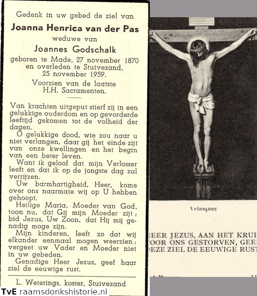 Joanna Henrica van der Pas Joannes Godschalk