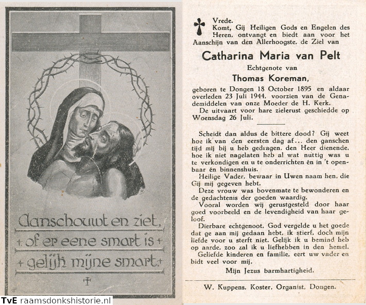 Catharina Maria van Pelt  Thomas Koreman