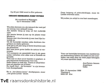 Gerard Hermanus Jozef Peters Ans Jansen
