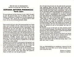 Adriana Antonia Pheninckx
