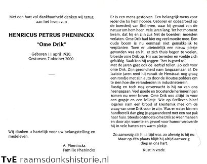 Henricus Petrus Pheninckx
