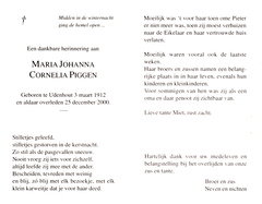 Maria Johanna Cornelia Piggen