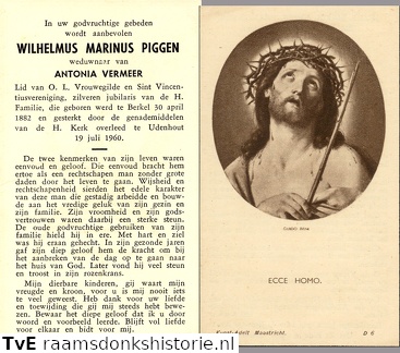 Wilhelmus Marinus Piggen Antonia Vermeer