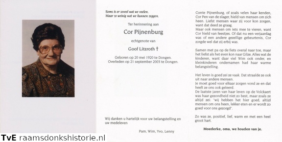 Cor Pijnenburg Goof Litzroth