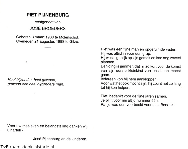 Piet Pijnenburg José Broeders