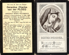 Gerardus Charles van der Ploeg Johanna Maria Weterings