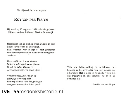 Roy van der Pluym