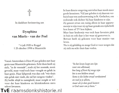 Dynphina van der Poel van Mierlo