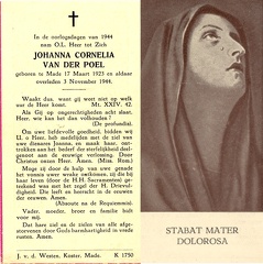 Johanna Cornelia van der Poel