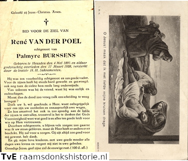René van der Poel Palmyre Burssens
