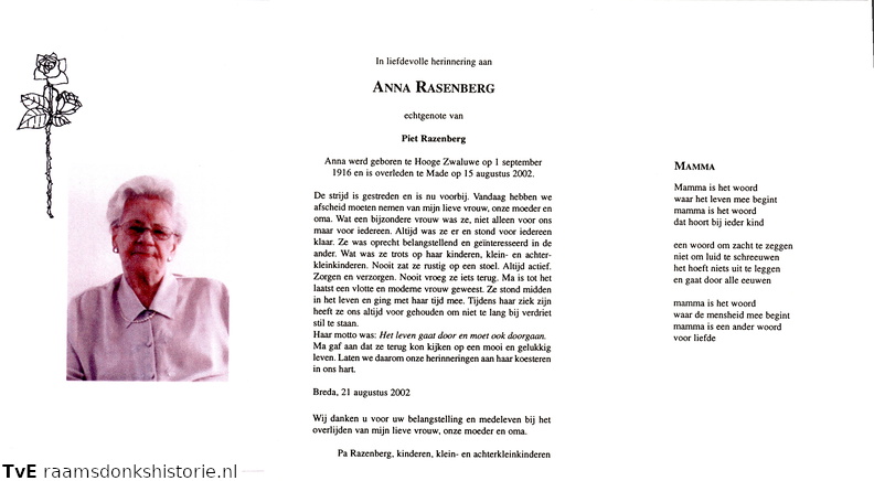Anna Rasenberg Piet Razenberg