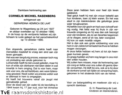 Cornelis Michiel Rasenberg Gerardina Henrica de Laat