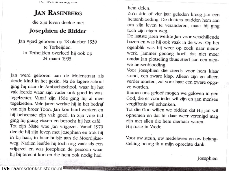 Jan Rasenberg Josephien de Ridder