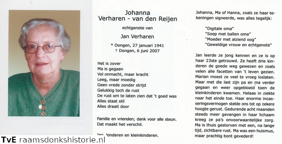 Johanna van den Reijen Jan Verharen