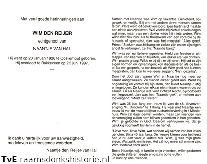 Wim den Reijer Naantje van Hal