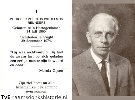 Petrus Lambertus Wilhelmus Reijnders