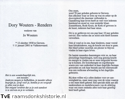 Dory Renders Jo Wouters