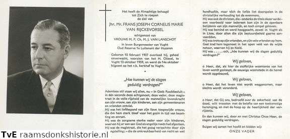 Frans Joseph Cornelis Marie van Rijckevorsel M.P.Ch.M.J. van Lanschot