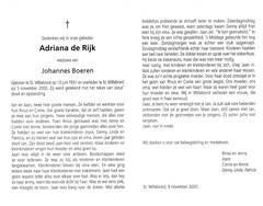 Adriana de Rijk Johannes Boeren