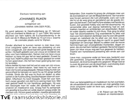 Johannes Rijken Johanna Maria van der Poel