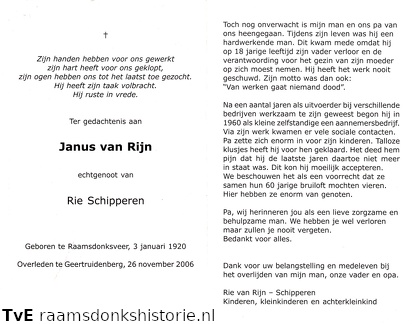 Janus van Rijn Rie Schipperen