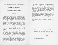 Cornelia Roelands Hubertus Leemans