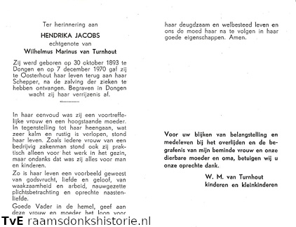 Hendrika Jacobs Wilhelmus Marinus van Turnhout