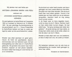 Antonia Johanna Maria van Roij Johannes Godefridus Josephus Verhees