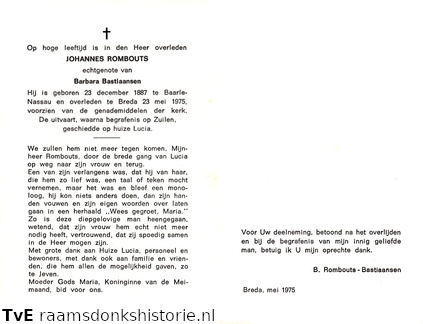 Johannes Rombouts Barbara Bastiaansen