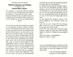Albertus Adrianus van Rooijen Johanna Maria Ligthart