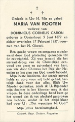 Maria van Rooten Dominicus Cornelis Caron