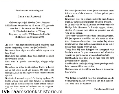 Jana van Roovert