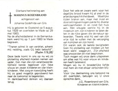 Marinus Rosenbrand Johanna Godefrida van Gils