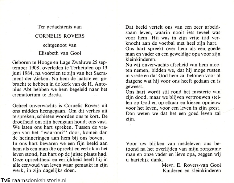 Cornelis Rovers Elisbeth van Gool