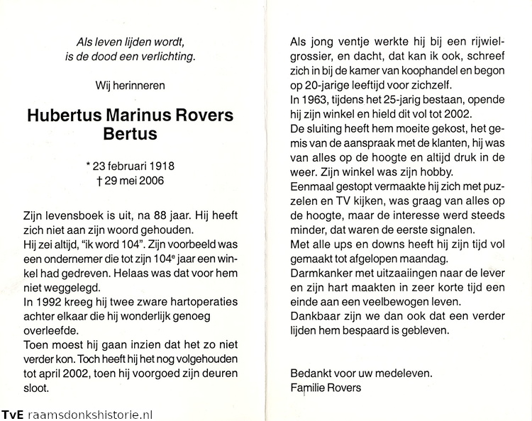 Hubertus Marinus Rovers
