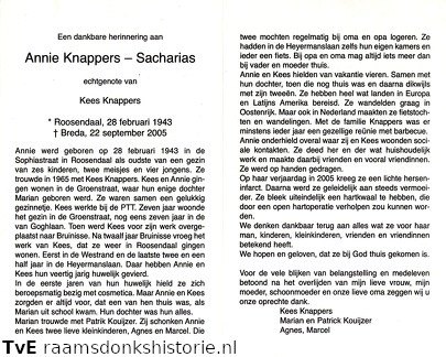 Sacharias Annie Kees Knappers