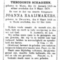 Schaghen Theodorus  Joanna Raaijmakers