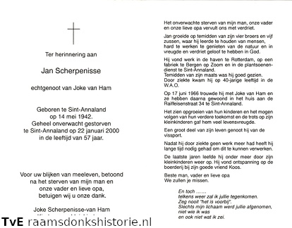 Scherpenisse, Jan Joke van Ham