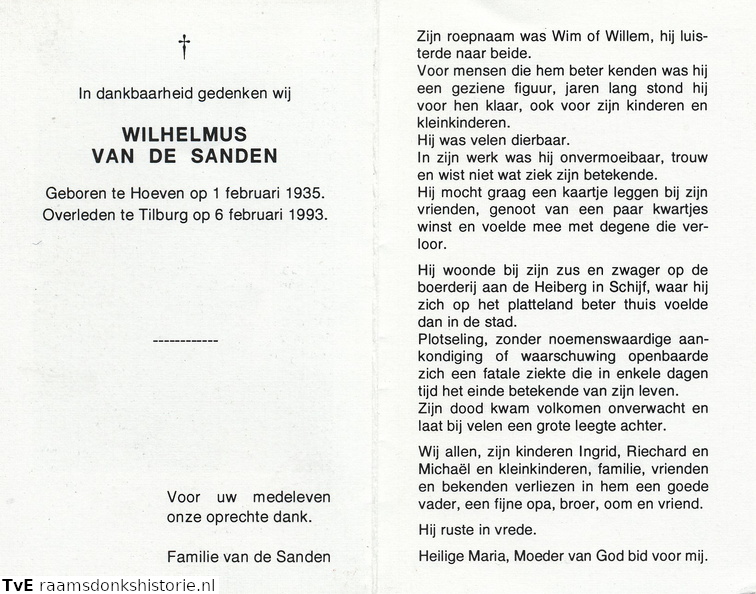 Wilhelmus van de Sande