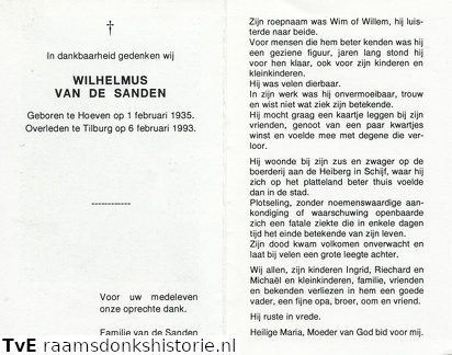 Wilhelmus van de Sande