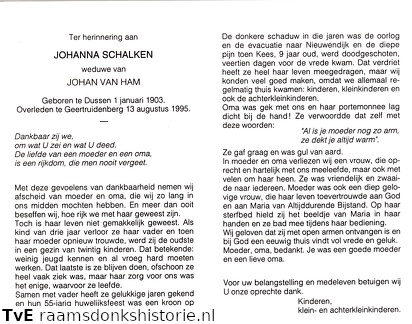 Johanna Schalken Johan van Ham