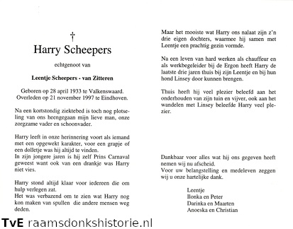 Harry Scheepers Leentje van Zitteren