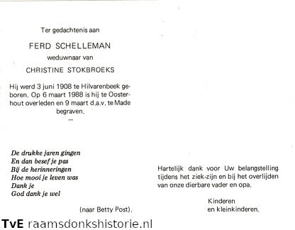 Ferd Schelleman Christine Stokbroeks