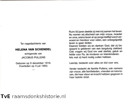 Helena van Schendel Jacobus Pullens