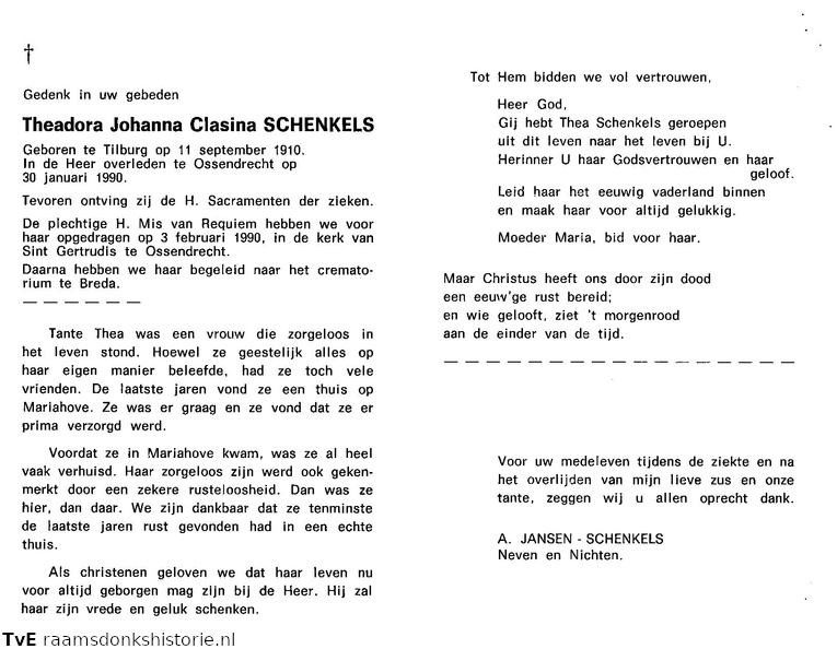 Theadora Johanna Clasina Schenkels