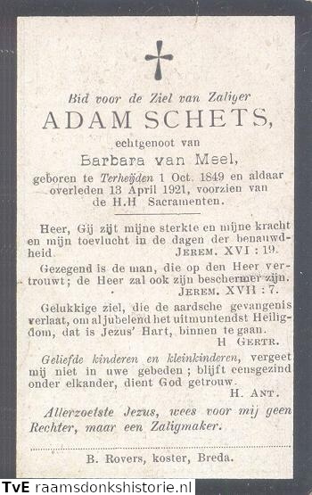 Adam Schets Barbara van Meel