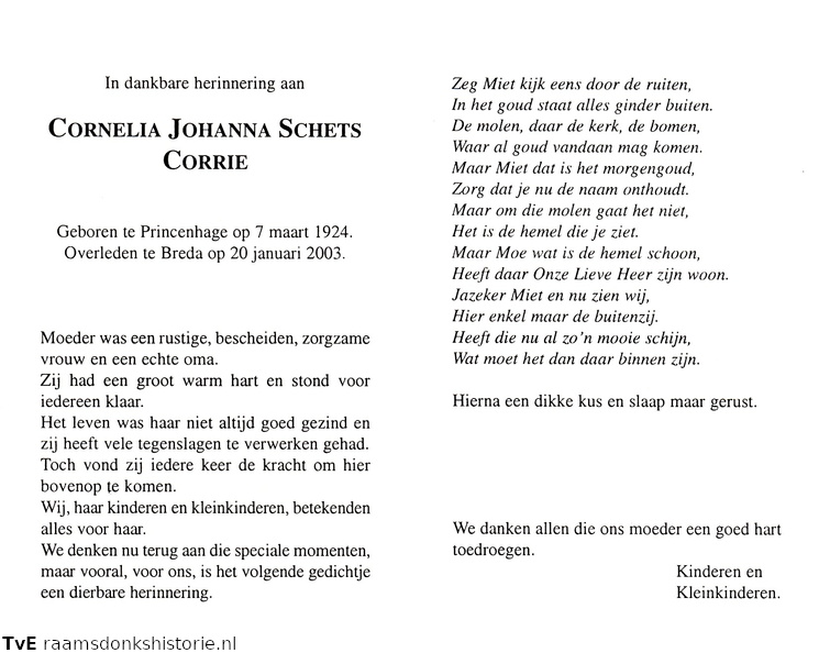 Cornelia Johanna Schets